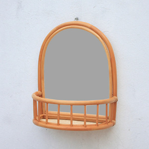 Best Selling Rattan Mirror Decorative <b>Wall</b> Mirror Wicker Mirror <b>for</b> Livingroom Bedroom Decoration Made in Vietnam Wholesale - Product Image 4