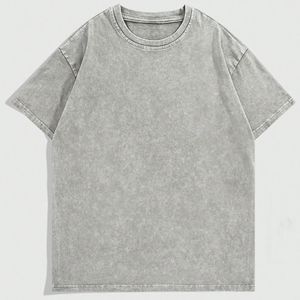 Camiseta de Moda con Lavado Ácido, Logotipo Personalizado, Algodón, Estilo Urbano Oversize - Product Image 5