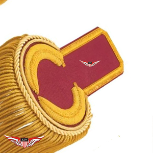 Epaulettes de Lujo Ceremoniales KEW Vintage con Flecos de Hilo Dorado y Hombros Ajustados, Talla/Color/Material Personalizables, Ecológicos - Product Image 2
