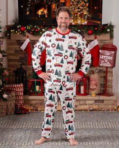 Sublimation <b>Christmas</b> <b>Family</b> <b>Pajama</b> Set 100% Polyester Casual <b>Matching</b> Holiday Sleepwear Personalized <b>Family</b> Clothing Collection - Product Image 3
