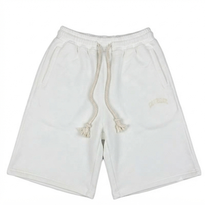 Shorts de sport pour hommes, personnalisés, longueur genou, imperméables, séchage rapide, 100% coton, couleur unie, fermeture à cordon, poches, professionnels - Product Image 1