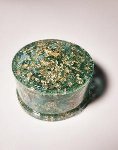 Boîte à bijoux en résine florale artisanale haut de gamme, organiseur décoratif pour bibelots, petite boîte cadeau en résine pour bijoux - Product Image 2