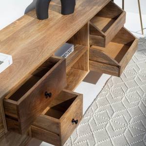 Mueble de TV de Madera Vandana Altis Zenova, Consola de Entretenimiento Moderna de Madera Maciza Minimalista - Product Image 2