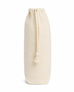 ถุงผ้าฝ้ายแบบมีเชือกผูก ขนาดกลาง 15-20 ซม. กระเป๋าเก็บของ สีธรรมชาติ - Product Image 3