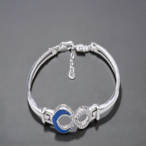 Bracelet pour femme en argent 925 minimaliste au quotidien Fine Kada avec un design mince pour un usage quotidien - Product Image 1