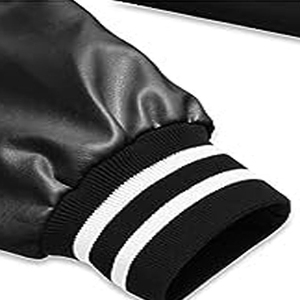 Men's Custom Style Melton Wool Varsity <b>Jacket</b> with <b>Leather</b> Sleeves Patchwork Design Wholesale College Baseball <b>jacket</b> for men - Product Image 3