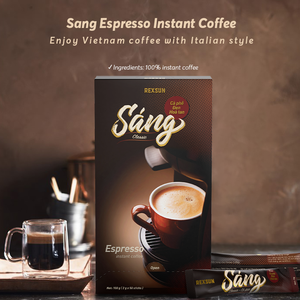 กาแฟเอสเปรสโซ่ ซัง 100 กรัม - กาแฟดำสำเร็จรูป - ผลิตภัณฑ์ของเร็กซ์ซัน - Product Image 4