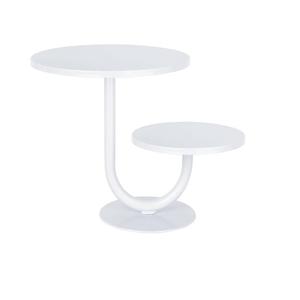 Base redonda para pastel de mármol negro, estilo vintage, decorativa para bodas, fiestas de cumpleaños, mesas de comedor y eventos. - Product Image 1