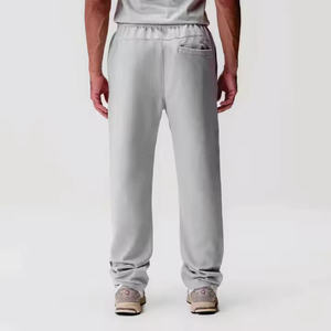 Pantalon de jogging décontracté pour homme avec logo personnalisé, taille élastique, coupe ample, jambe droite, nouveau design - Product Image 2