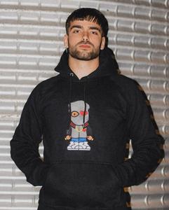 Sudadera con Capucha Personalizada al por Mayor con Logotipo Frontal, Tejido Grueso de 430g, para Hombre, Invierno, Transpirable, de Secado Rápido, Servicio OEM - Product Image 2