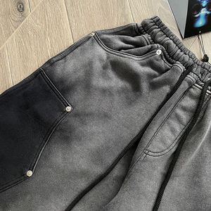 Pantalones Cortos de Algodón con Botones a Presión para Hombre y Mujer, Deportivos, Casuales, de Estilo Urbano, Vintage, Desgastados, Transpirables y de Secado Rápido - Product Image 5