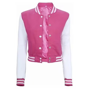 Chaqueta Deportiva Estilo Universitario para Equipos de Fútbol Femenino, Personalizable, Chaqueta Atlética para Mujer y Chaqueta Deportiva Moderna - Product Image 4