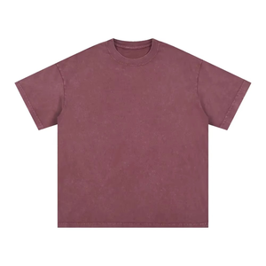 Camisetas Lisas con Lavado Ácido, 100% Algodón de Alta Calidad, 260 g/m², Estilo Oversize Vintage, para Hombre, Venta al por Mayor - Product Image 5