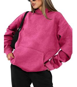 Nueva Colección, Servicio OEM, Sudadera con Capucha Extra Grande Informal y Cómoda de Color Sólido para Mujer, de Fábrica en Bangladesh, al Mejor Precio - Product Image 1