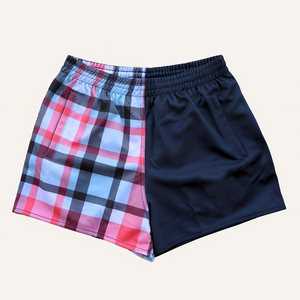 Wholesale Custom 100% Polyester Custom Footy Shorts Summer Fashion <b>Women</b> Youth Plus Size Rugby Footy Shorts Customized - Product Image 5