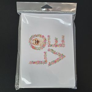 การ์ดอวยพรรูปปอมเมอเรเนียน8ใบพร้อมซองจดหมายขนาด5x7 A7แปลกๆ - Product Image 3