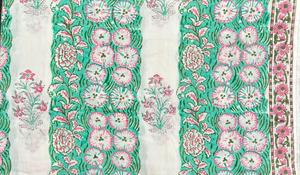 Dernière collection de tissus imprimés à la main à motifs floraux, de haute qualité, pour les fournisseurs en gros, tissu léger en coton d'été, imprimé sur mesure - Product Image 6