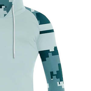 Camiseta de Sublimación de Manga Larga con Protección Solar UPF Anti-UV, Sudadera con Capucha Transpirable, Ropa de Pesca para Hombre, Spandex y Poliéster - Product Image 4