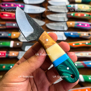 Couteaux de chasse professionnels en gros, lame Damas, couteau fixe, manche en bois, qualité industrielle, fournitures UA, camping, bushcraft - Product Image 3