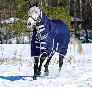 Mantas para Caballos de Invierno Impermeables de Alta Calidad para Carreras, Diseño Ajustable, Material Suave, Todas las Estaciones, MOQ Bajo - Product Image 2