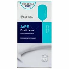 Masque en tissu Mediheal APE Proatin 25ml x 10 feuilles/boîte, hydratant pour le visage, ingrédients peptidiques, 1 feuille/carton, 10 pièces/carton - Product Image 1