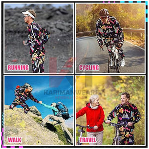 Ensemble survêtement coupe-vent brodé personnalisé pour homme – Hoodie décontracté coupe ample et pantalon de jogging – Fournisseur d'usine - Product Image 5