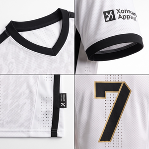 Conjuntos de Camisetas de Fútbol Personalizadas Elite para Hombre - 100% Poliéster Reciclado, Malla Técnica, Sublimadas, Corte Ajustado, OEM - Product Image 4