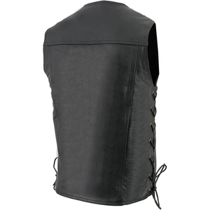 Chaleco de Cuero Genuino Samroz Sports para Hombre, Cuello en V, Cierre de Cremallera, Transpirable, de Secado Rápido, Ajuste Personalizado, Ropa Exterior Casual de Invierno - Product Image 3
