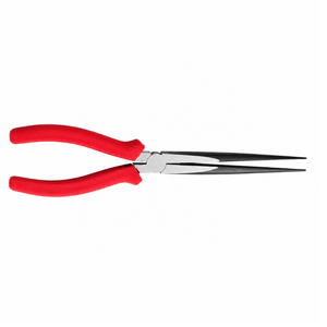 Alicates de punta fina con mandíbula lisa de 6 pulgadas, acero al cromo vanadio, mango de agarre suave, grado industrial, para aplicación de circlips - Product Image 1