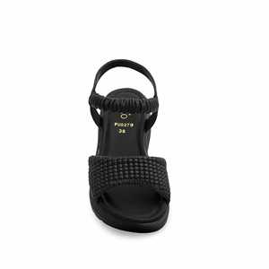 Sandalia de tacón formal negra PU0279 - Product Image 1