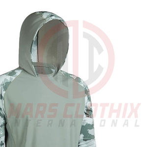 Custom Design Sublimation Breathable Men Fishing Hoodies Outdoor Wear Long Sleeve Fishing Hoodie For <b>Boys</b> - Product Image 5