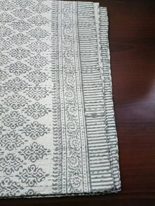 New Trendy Design Dabu Print Kantha <b>Quilt</b> with Handblock Kantha Bedcover From Indian Manufacturer of <b>Bedspread</b> - Product Image 4