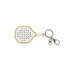 High Quality Padel Racket Keychain Custom Size Promotional Durable Rubber Tennis Racket <b>Keytag</b> Custom Logo Embossed Printing - Product Image 2