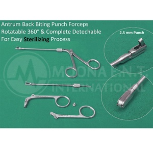 Pince à mâcher l'oreille (Back Biter Punch) pour ORL, rotative à 360°, détachable, instrument manuel ORL, instruments FESS - Product Image 1