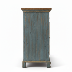 Hot Sale Vintage Style Handcrafted Solid Wood Fish Motif <b>Sideboard</b> with Multicolor for Interiors Use Available at Good Price - Product Image 2