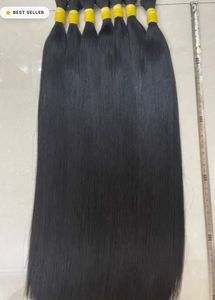 Lots de Cheveux Indiens Remy de Haute Qualité Ondulés en Vrac, Vente en Gros avec Double Trame Faite à la Machine pour Coiffures Ondulées - Product Image 2