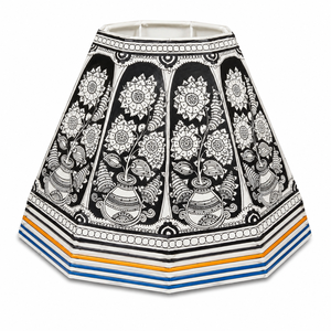Handmade Floral Pattern Cotton Lamp Shade & <b>Decorative</b> Paper <b>Screen</b> for Indoor Light Covers Luxury Home Decor - Product Image 1