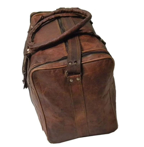 Bolsas de Lona Plegables de Cuero Genuino para Gimnasio, Entrenamiento, Viajes, Deportes al Aire Libre, Tamaño y Logotipo Personalizables, Multifuncionales - Product Image 4