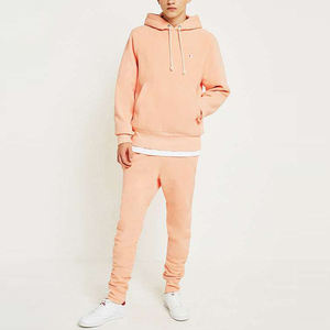 Conjunto Deportivo de Invierno para Hombre 2026, Sudadera con Capucha y Estampado Personalizado, Pantalones Deportivos con Cordón y Rayas Laterales, 100% Algodón - Product Image 3