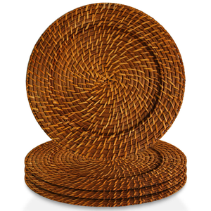 Meilleure vente Sets de table en rotin tissé écologique Set de dessous de verre pour assiettes de chargeur Vente en gros de vaisselle artisanale Produits du Vietnam - Product Image 5