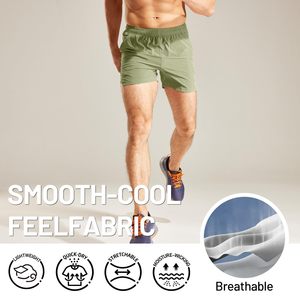 Shorts de sport pour homme en coton, pour la gym, l'entraînement, la course à pied, le fitness, séchage rapide, taille personnalisée. - Product Image 5