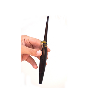 Wooden Crochet Hooks <b>Set</b> of 7 for Knitting Crocheting Sizes Engraved Rosewood Wooden Handicrafts Great Gift Item by AYAANS - Product Image 3