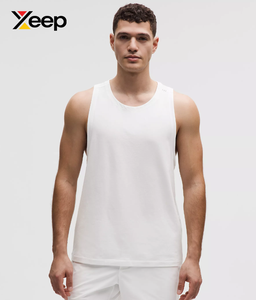 เสื้อกล้ามออกกำลังกายผู้ชาย XEEP Factory Direct Sales รุ่น XC-GTT-19 คุณภาพสูง ระบายอากาศได้ดี แห้งเร็ว ผลิตจากผ้าฝ้ายถัก 100% ด้านหน้า OEM - Product Image 1
