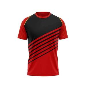 T-shirt de sublimation en gros de haute qualité, polyester/coton tricoté, respirant, durable, manches courtes, nouveau design - Product Image 4