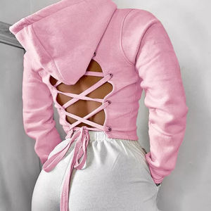Sudaderas con Capucha para Mujer, Lisas para Bordar, Buena Calidad, en Diferentes Colores y Estilos, Precio Bajo, Venta al Por Mayor, Servicio OEM - Product Image 4