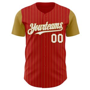 Maillot de baseball à rayures fines - 100% polyester, imprimé par transfert thermique, nom d'équipe personnalisé, manches courtes, respirant, service OEM - Product Image 2