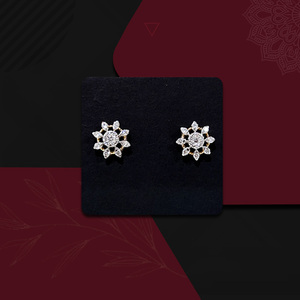 Joyería Fina, Pendientes de Diamantes Cultivados en Laboratorio, Corte Pera, Certificados por HRD, Oro Sólido de 9K, para Mujer, Bodas y Fiestas - Product Image 1