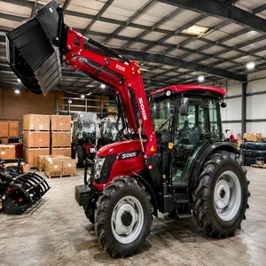 Tractor Solis S75 Edición Limitada con Motor Rojo, Tracción 4x4, Neumáticos Industriales y Plataforma de Corte Reforzada para Uso Agrícola - Product Image 2