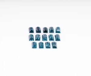 Diamante de laboratorio de color azul elegante con corte baguette para la fabricación de joyas, piedras sueltas de un proveedor indio de diamantes de laboratorio a bajo precio. - Product Image 2