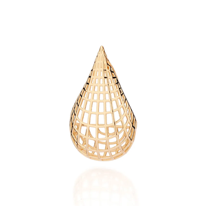 Water Drop Pendant Necklace Real 18K Gold Plated Alloy Minimalist <b>Snake</b> Chain Unisex Everyday Wearing - Product Image 2
